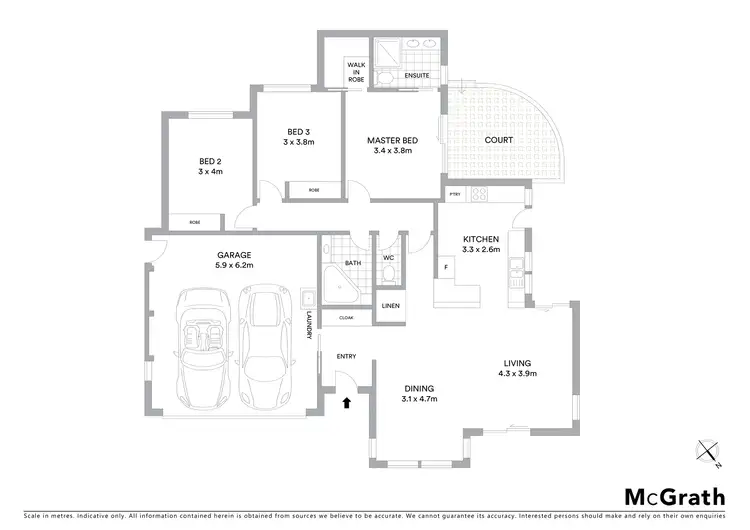 Floorplan of Homely villa listing, 6B Boronia Drive, O'connor ACT 2602