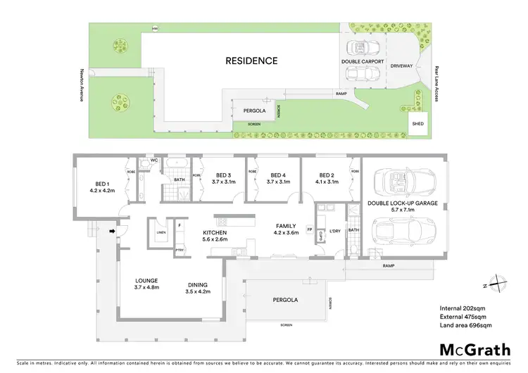 Floorplan of Homely house listing, 5 Newton Avenue, Cessnock NSW 2325
