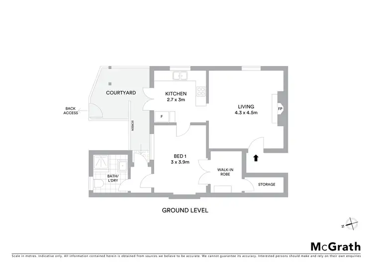 Floorplan of Homely apartment listing, 3/190 Moray Street, New Farm QLD 4005