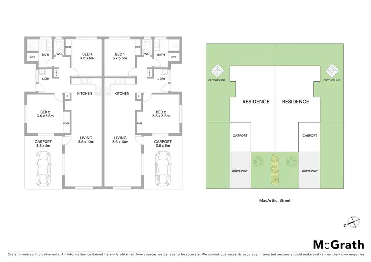 Floorplan of Homely semi-detached listing, 12 Macarthur Street, Koongal QLD 4701