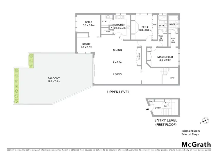 Floorplan of Homely apartment listing, 303/64-66 Eastern Beach Road, Geelong VIC 3220