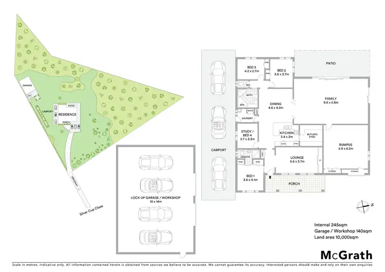 Floorplan of Homely rural property listing, 12 Silver Cup Close, Cooranbong NSW 2265