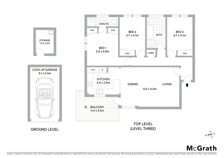 Floorplan of Homely apartment listing, 10/75 Mount Street, Coogee NSW 2034