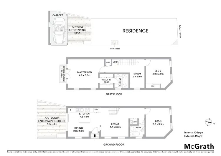 Floorplan of Homely house listing, 153 Railway Parade, Erskineville NSW 2043