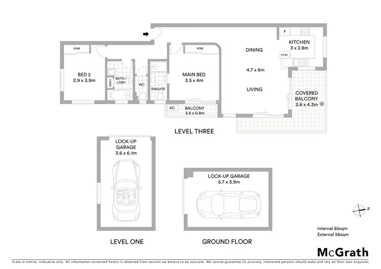 Floorplan of Homely unit listing, 5/10 Union Street, Taringa QLD 4068