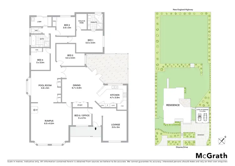 Floorplan of Homely house listing, 38 Diosma Drive, Highfields QLD 4352