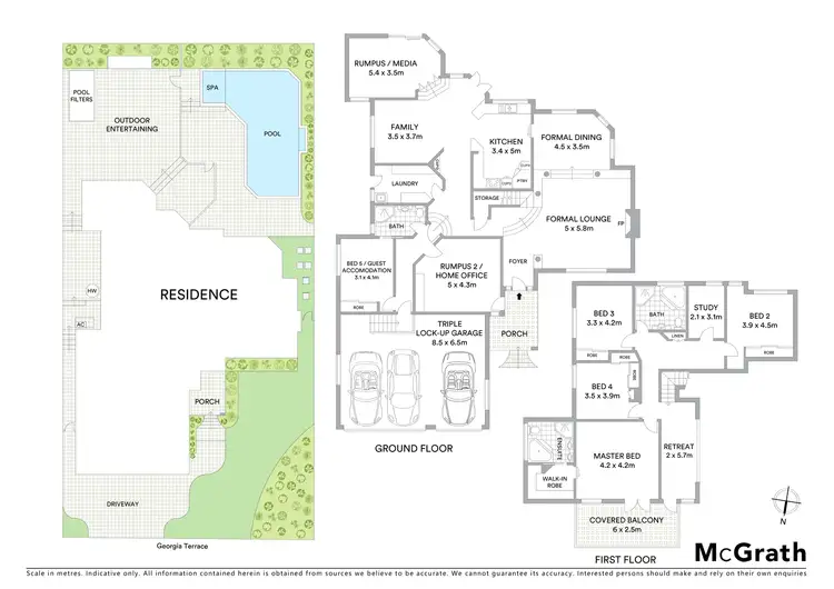 Floorplan of Homely house listing, 11 Georgia Terrace, Kellyville NSW 2155