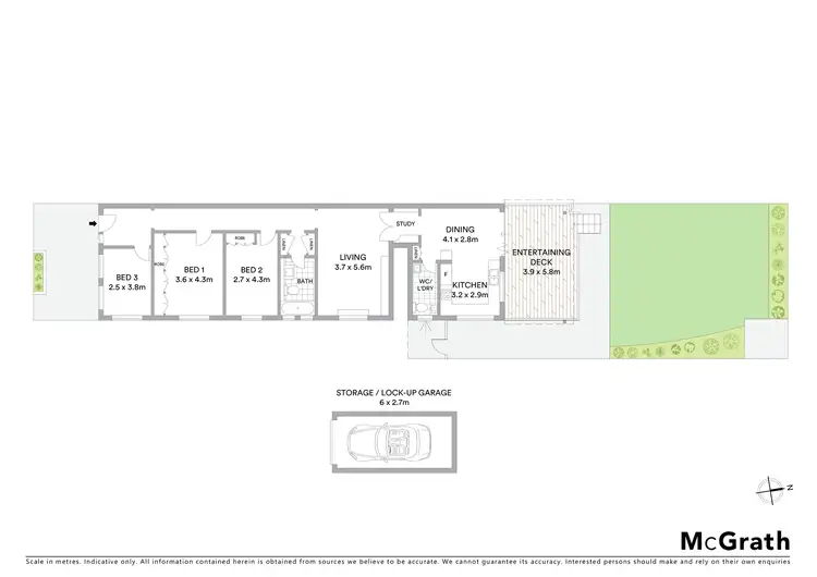 Floorplan of Homely apartment listing, 1/63 Carr Street, Coogee NSW 2034