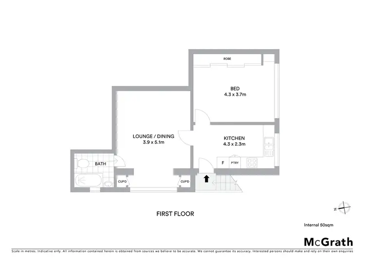Floorplan of Homely apartment listing, 8/6 Ada Street, Randwick NSW 2031