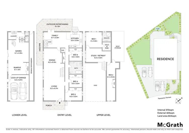 Floorplan of Homely house listing, 6 Panorama Terrace, Green Point NSW 2251