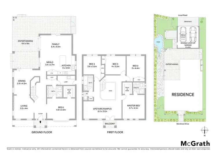Floorplan of Homely house listing, 4 Glenbrae Drive, Harrington Park NSW 2567