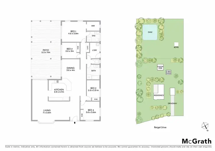 Floorplan of Homely house listing, 10 Reigel Drive, Gracemere QLD 4702