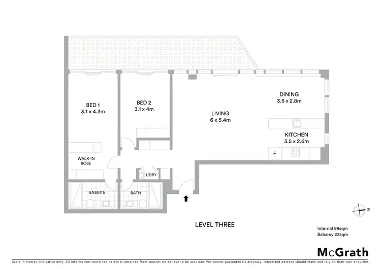 Floorplan of Homely apartment listing, 29/30 Blackall Street, Barton ACT 2600