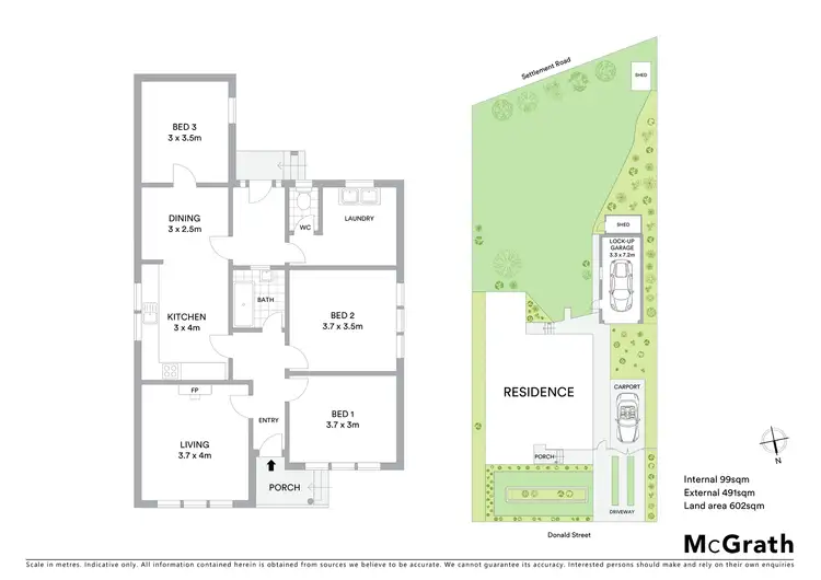 Floorplan of Homely house listing, 5 Donald Street, Belmont VIC 3216