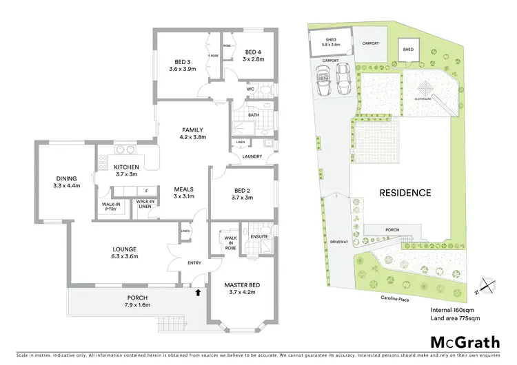 Floorplan of Homely house listing, 5 Caroline Place, Queanbeyan NSW 2620