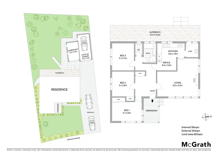 Floorplan of Homely house listing, 14 Carinya Avenue, Newcomb VIC 3219