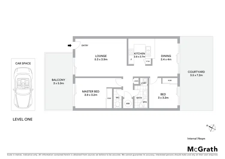 Floorplan of Homely apartment listing, 122/15 Jardine Street, Kingston ACT 2604