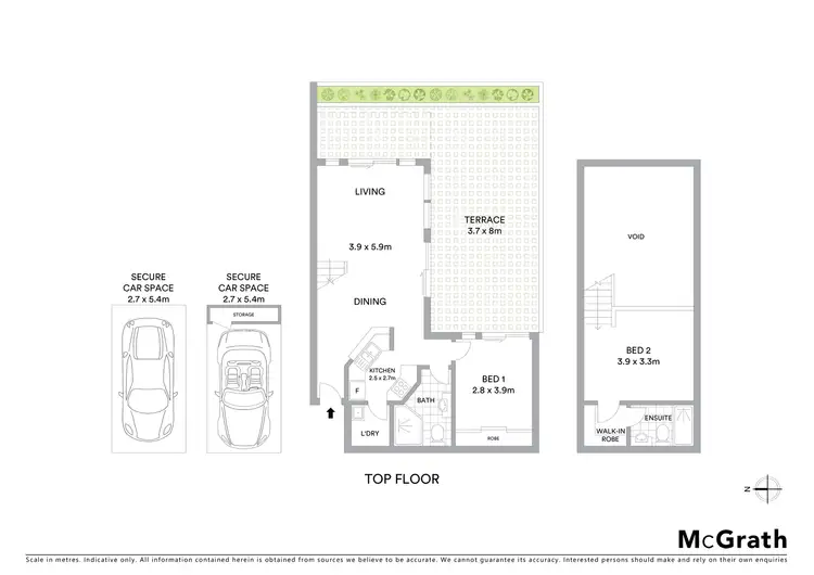 Floorplan of Homely apartment listing, 17/1026 Pittwater Road, Collaroy NSW 2097