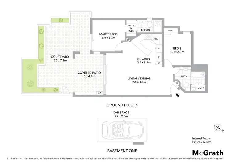 Floorplan of Homely apartment listing, 7/11 Grosvenor Road, Indooroopilly QLD 4068
