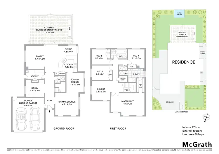 Floorplan of Homely house listing, 6 Oakwood Place, Kellyville NSW 2155