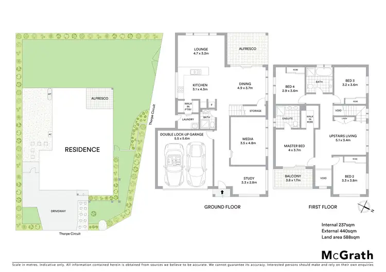 Floorplan of Homely house listing, 26 Thorpe Circuit, Oran Park NSW 2570