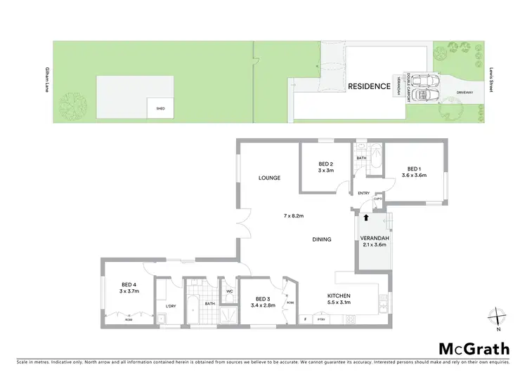 Floorplan of Homely house listing, 109 Lewis Street, Mudgee NSW 2850