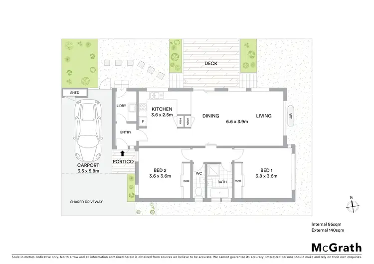 Floorplan of Homely townhouse listing, 2/11 Gibbs Street, Newcomb VIC 3219