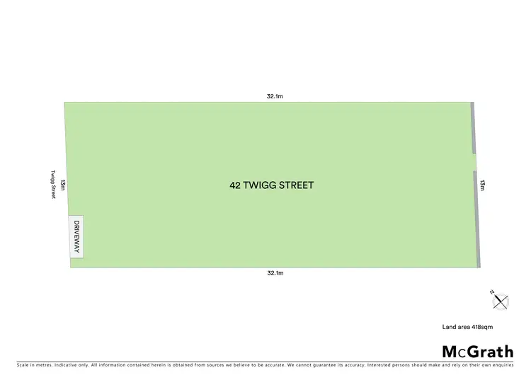 Floorplan of Homely land listing, 44 Twigg Street, Indooroopilly QLD 4068