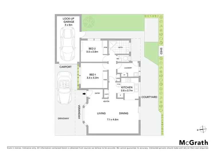 Floorplan of Homely unit listing, 4/133 Aberdeen Street, Newtown VIC 3220