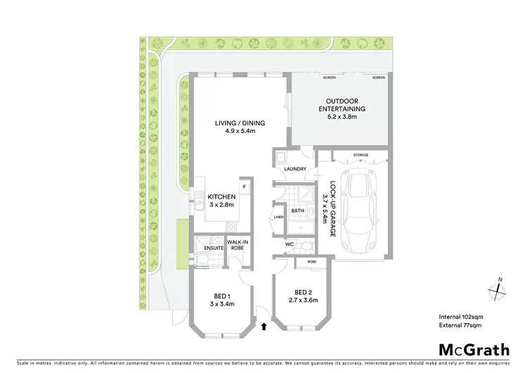 Floorplan of Homely villa listing, 3/25 Bay Road, The Entrance NSW 2261
