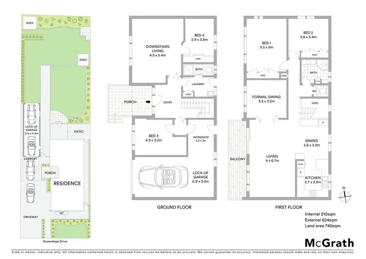 Floorplan of Homely house listing, 3 Greenslope Drive, Green Point NSW 2251