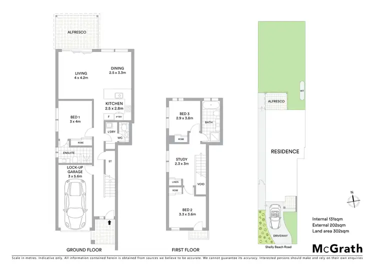 Floorplan of Homely townhouse listing, 74 Shelly Beach Road, Shelly Beach NSW 2261