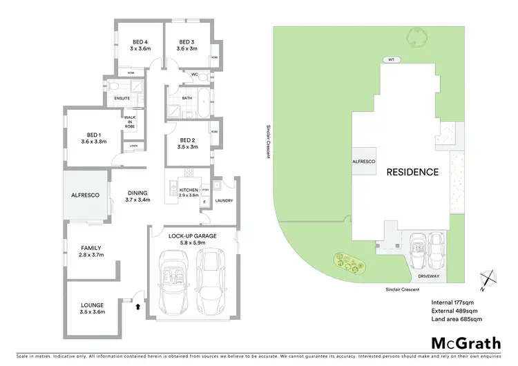 Floorplan of Homely house listing, 4 Sinclair Crescent, Wyong NSW 2259