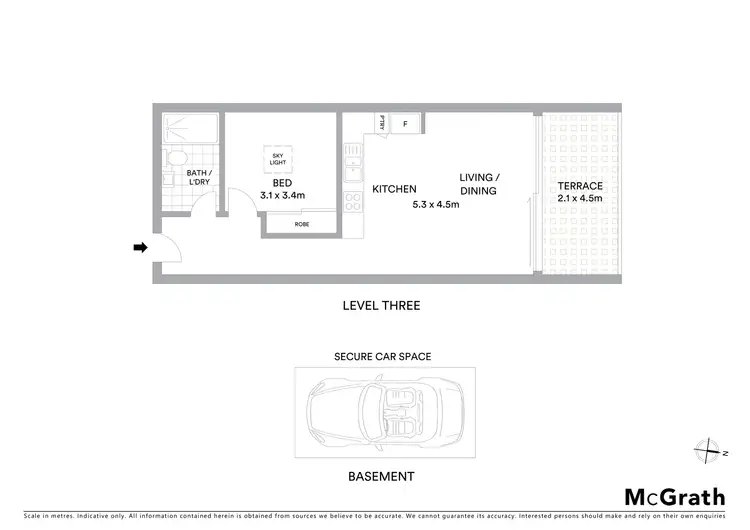 Floorplan of Homely apartment listing, 310/126 Chapel Street, St Kilda VIC 3182