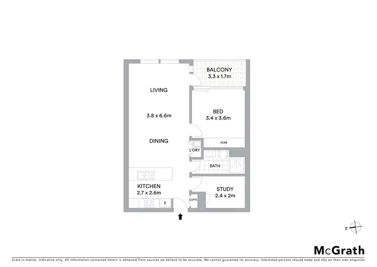Floorplan of Homely apartment listing, 705/51 Mort Street, Braddon ACT 2612