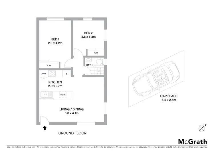 Floorplan of Homely apartment listing, 1/1 Murray Road, Freshwater NSW 2096
