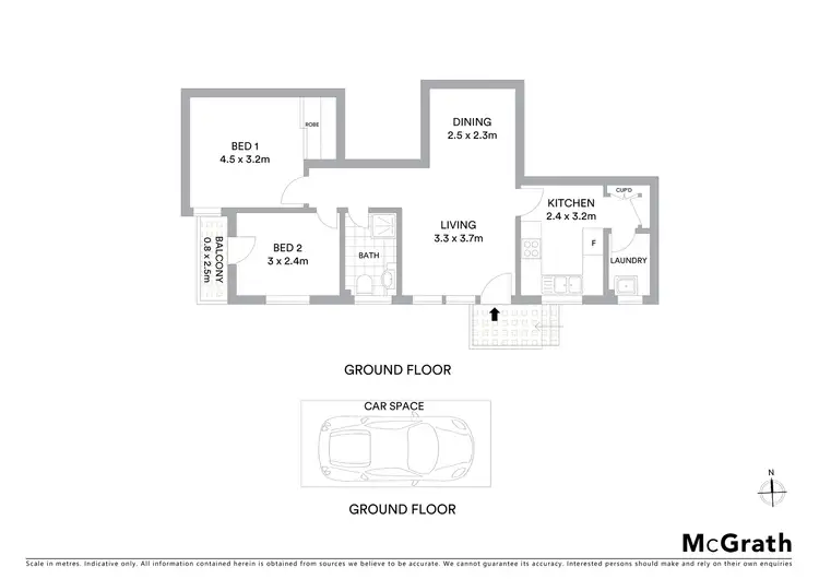 Floorplan of Homely unit listing, 12/121 Victoria Road, Punchbowl NSW 2196