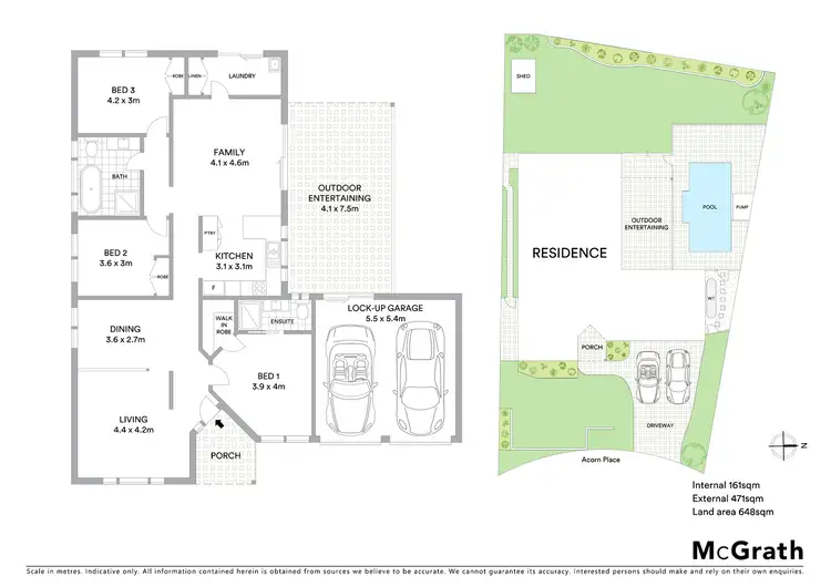 Floorplan of Homely house listing, 6 Acorn Place, Ourimbah NSW 2258