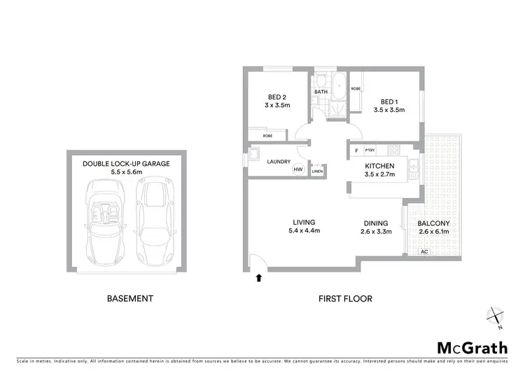 Floorplan of Homely apartment listing, 6/46 Talara Road, Gymea NSW 2227
