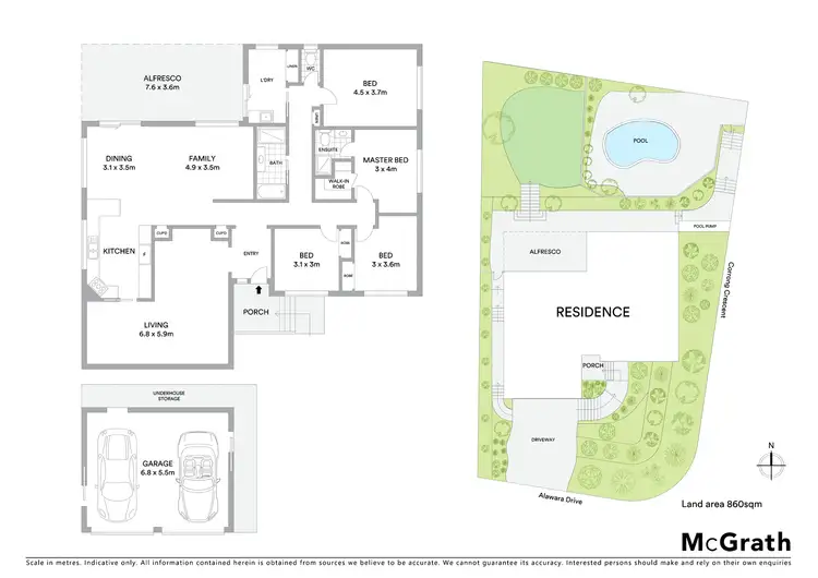 Floorplan of Homely house listing, 17 Alawara Drive, Mooroolbark VIC 3138