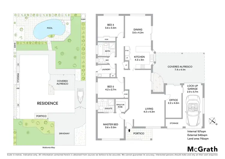 Floorplan of Homely house listing, 36 Wollomia Way, Sunrise Beach QLD 4567
