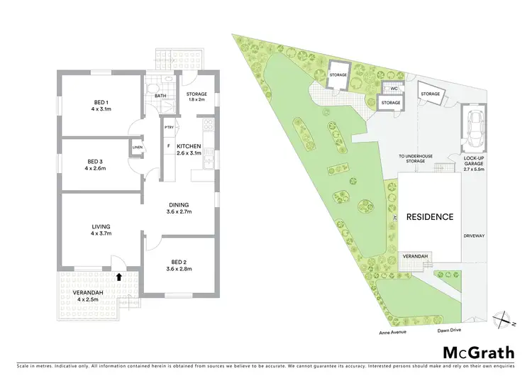 Floorplan of Homely house listing, 72 Dawn Drive, Seven Hills NSW 2147