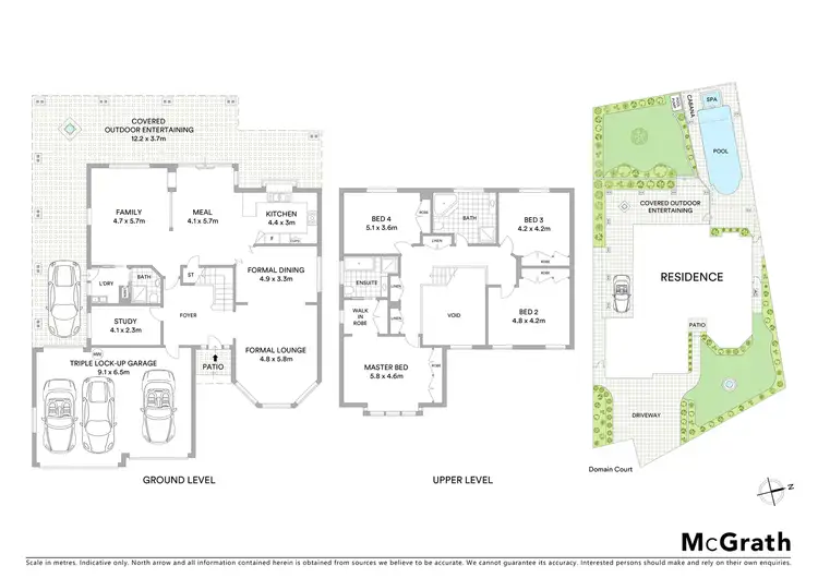 Floorplan of Homely house listing, 6 Domain Court, Bella Vista NSW 2153