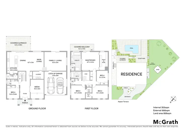 Floorplan of Homely house listing, 6 Aspect Terrace, Springfield Lakes QLD 4300