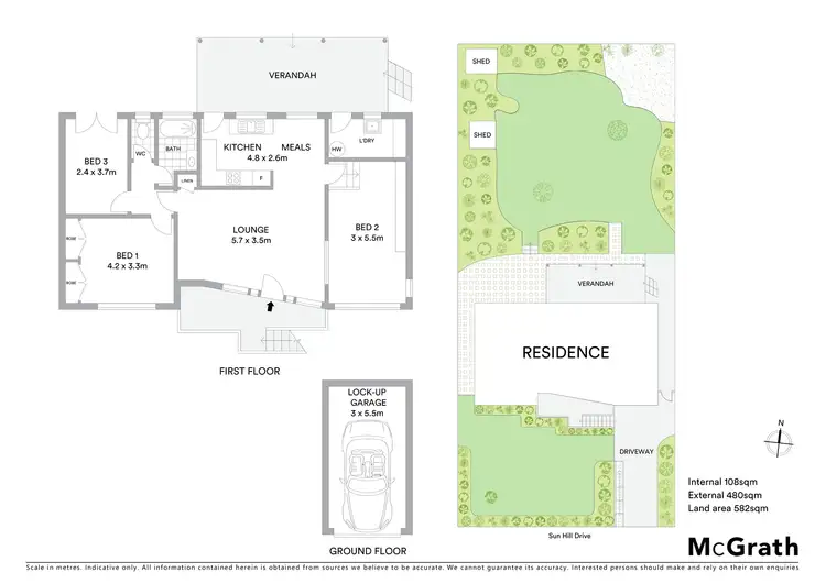 Floorplan of Homely house listing, 32 Sun Hill Drive, Merewether Heights NSW 2291