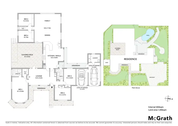 Floorplan of Homely house listing, 18 Palm Grove, Kilsyth VIC 3137