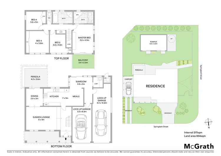 Floorplan of Homely house listing, 10 Springbett Street, Kambah ACT 2902
