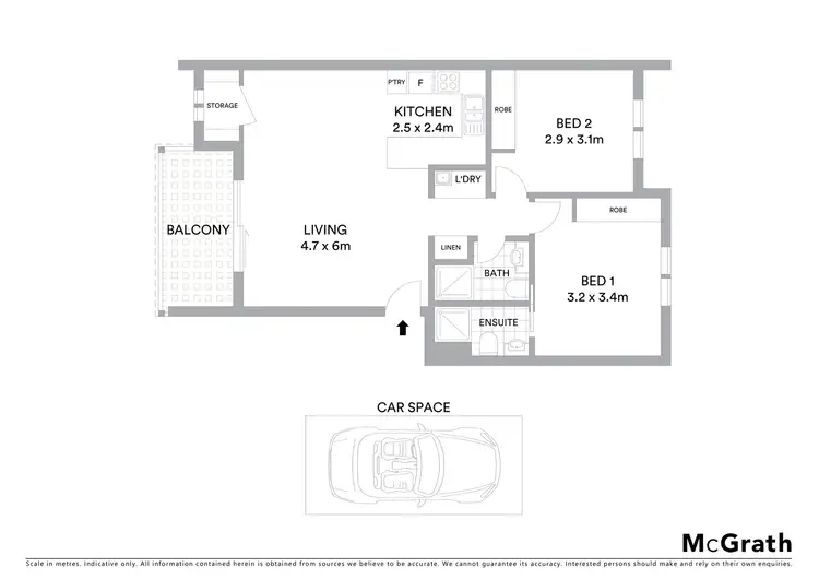 Floorplan of Homely apartment listing, 44/289 Flemington Road, Franklin ACT 2913