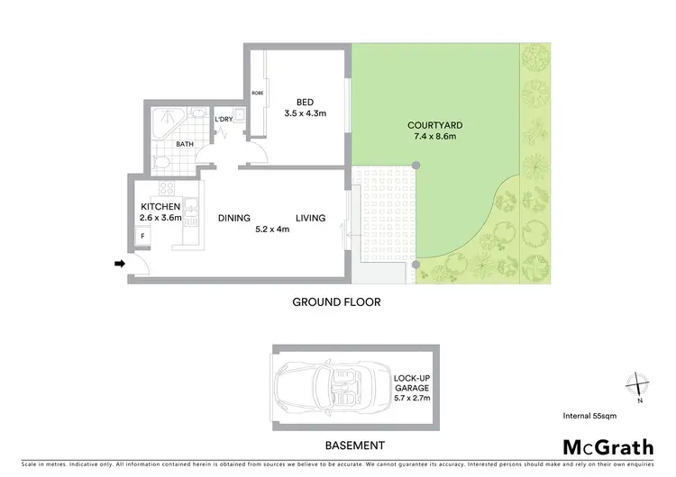 Floorplan of Homely apartment listing, 4/34 Brookvale Avenue, Brookvale NSW 2100