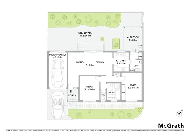 Floorplan of Homely townhouse listing, 1/88 James Street, Punchbowl NSW 2196